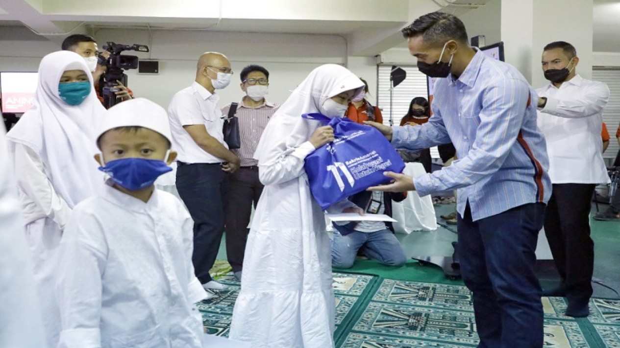 Anindya Bakrie Buka Puasa Bersama Anak Yatim
