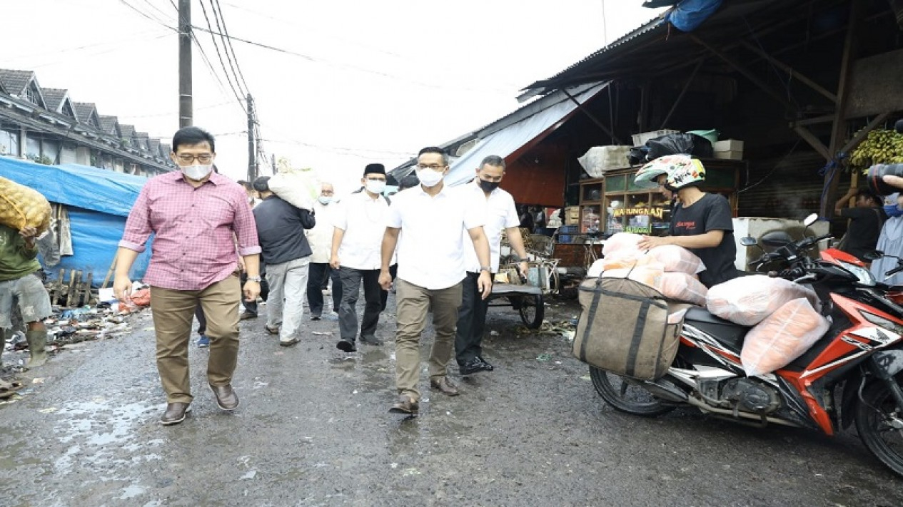 Anindya Bakrie Kunjungi Pasar Induk Caringin Bandung
