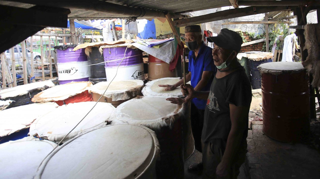 Penjualan Bedug Khas Ramadan