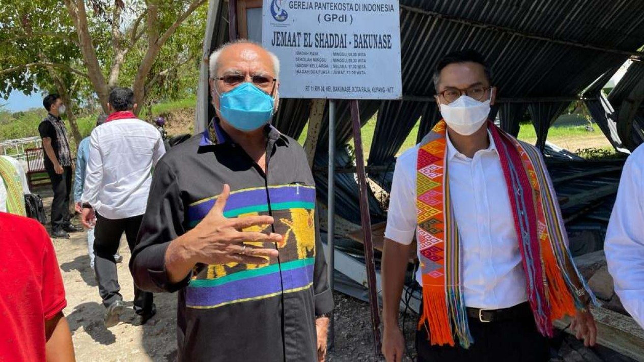 Calon Ketua Umum Anindya Bakrie Kunjungi NTT