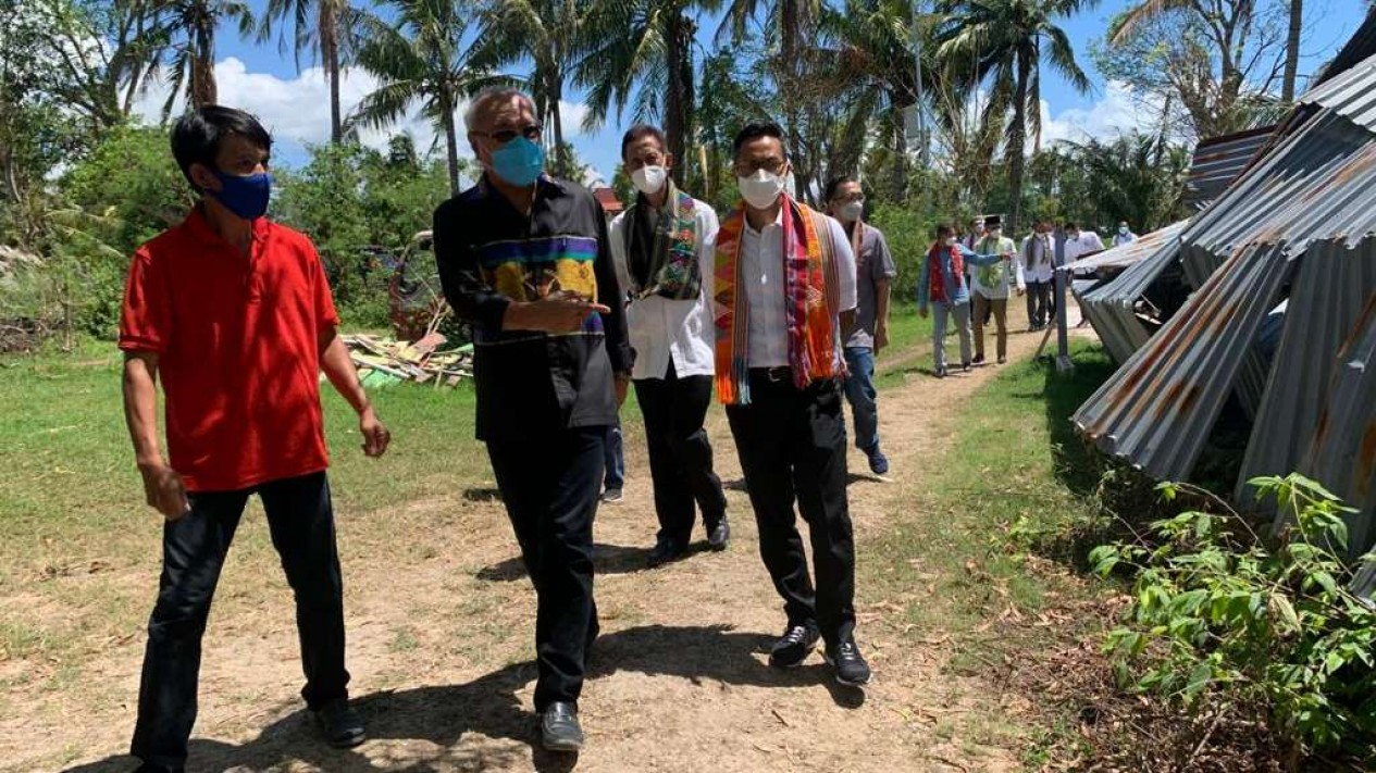 Calon Ketua Umum Anindya Bakrie Kunjungi NTT