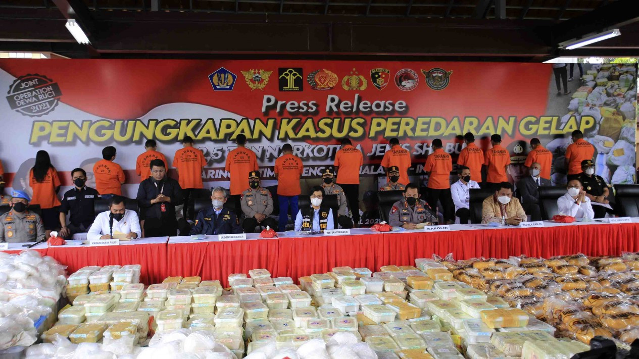 Pengungkapan Kasus Sabu 2,5 Ton