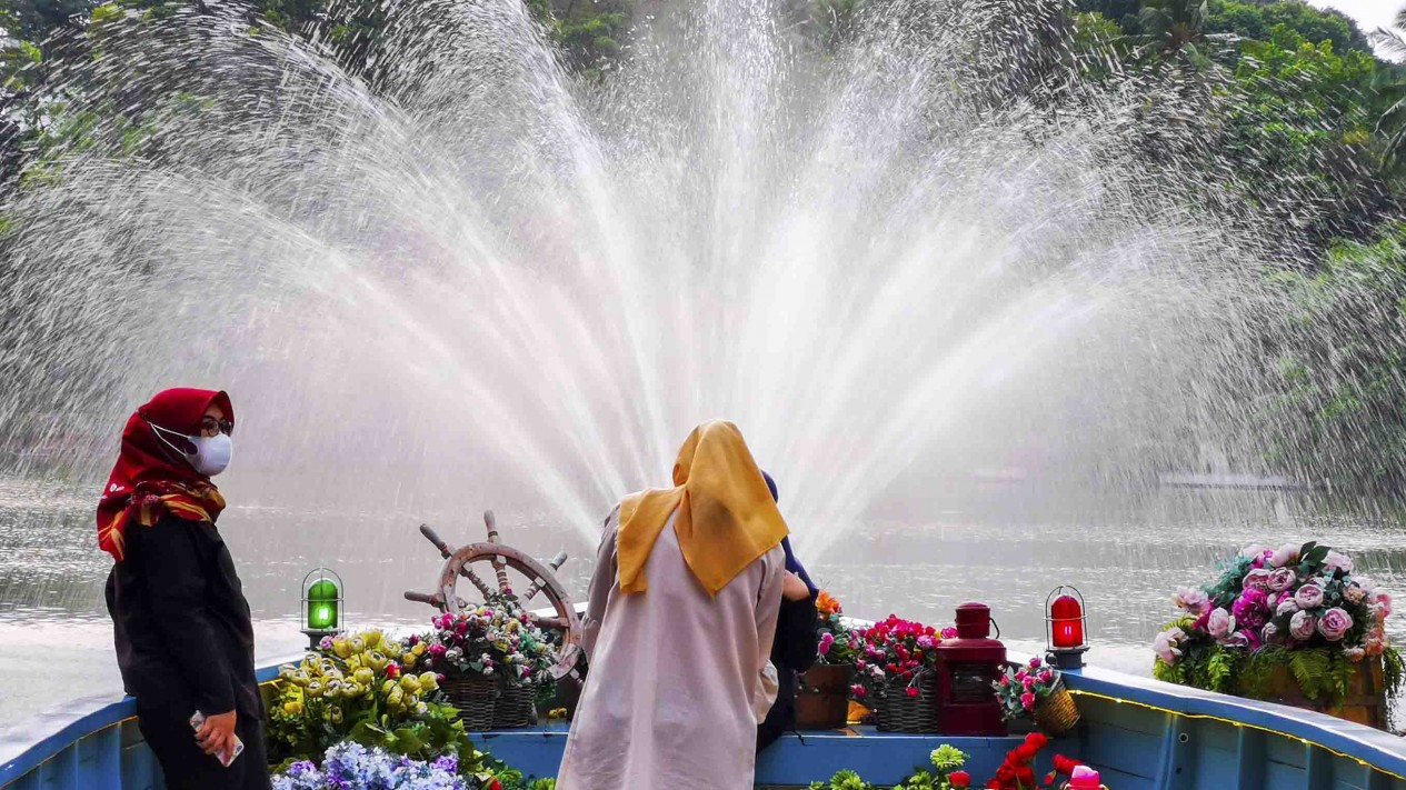 Ngabuburit di Taman Senayan Park yang Instagramable