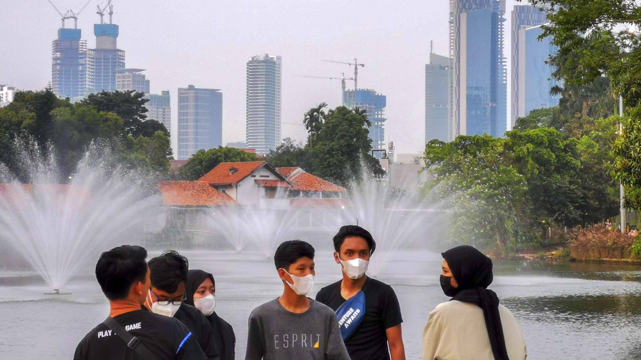 Ngabuburit di Taman Senayan Park yang Instagramable