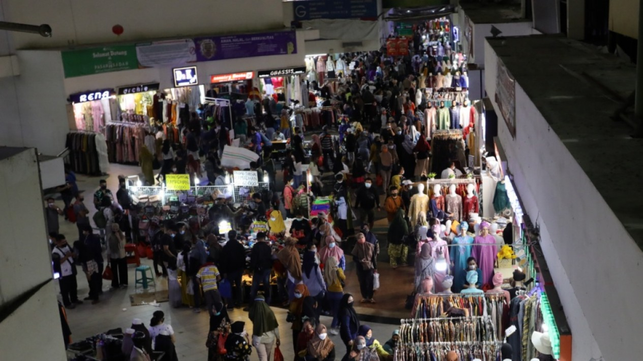 Penampakan Tanah Abang Usai Viral karena Membludak
