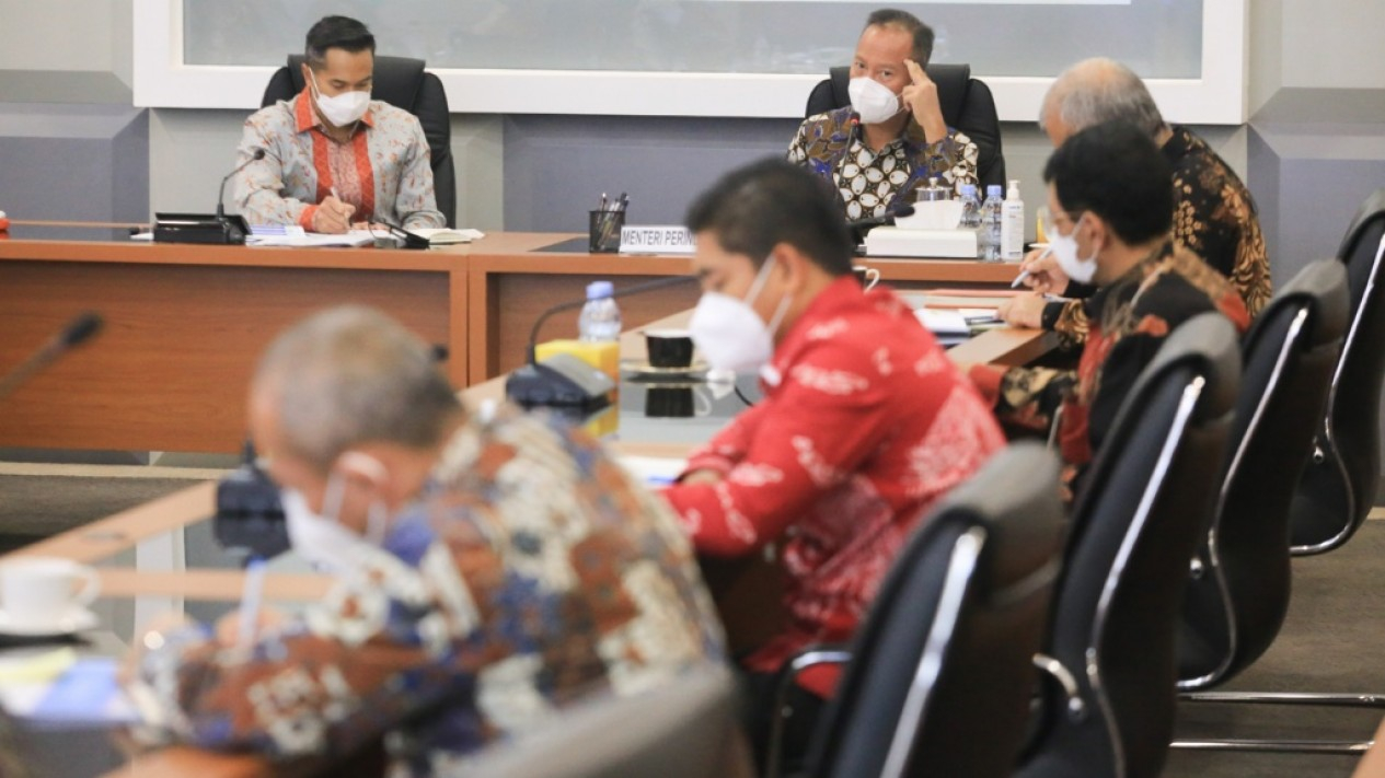 Anindya Bakrie Bersama Kadin Bertemu Menperin