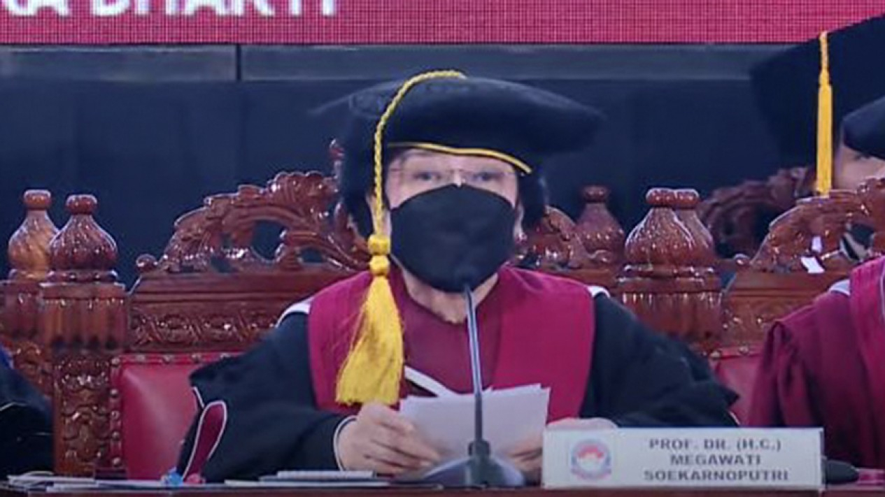 Megawati Dapat Gelar Profesor Kehormatan Unhan