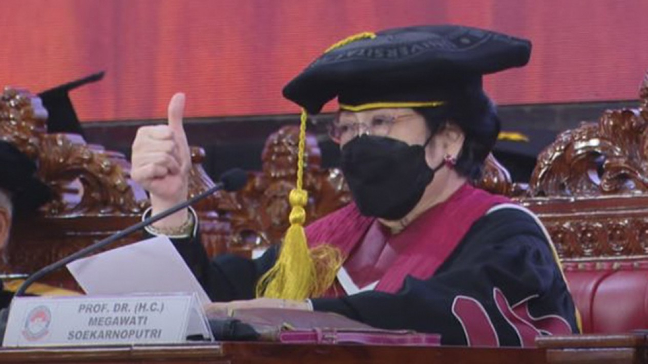 Megawati Dapat Gelar Profesor Kehormatan Unhan