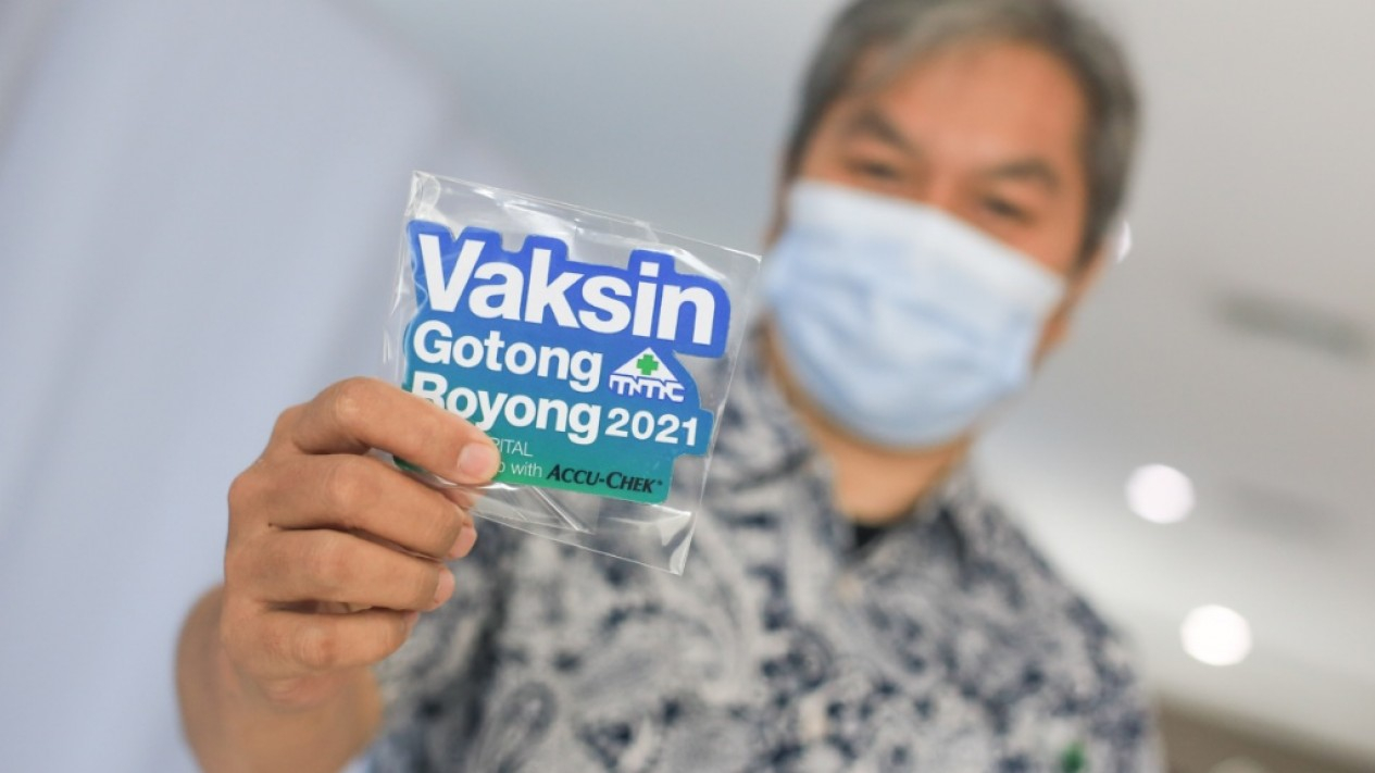 Anindya Bakrie Hadiri Vaksinasi Gotong Royong Group Bakrie