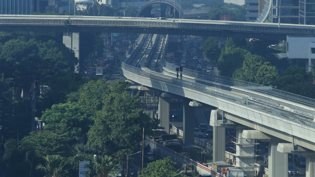 Progres Pembangunan LRT Jabodebek