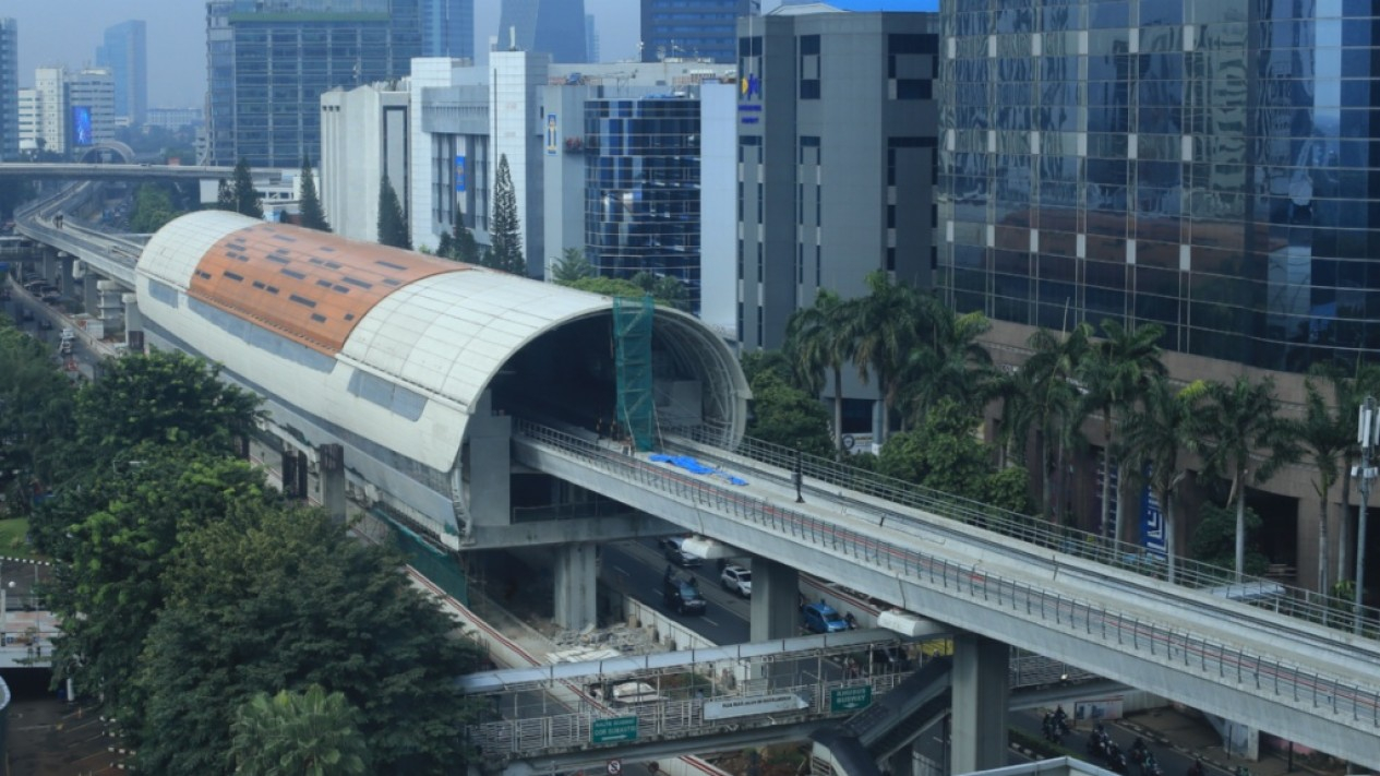 Progres Pembangunan LRT Jabodebek