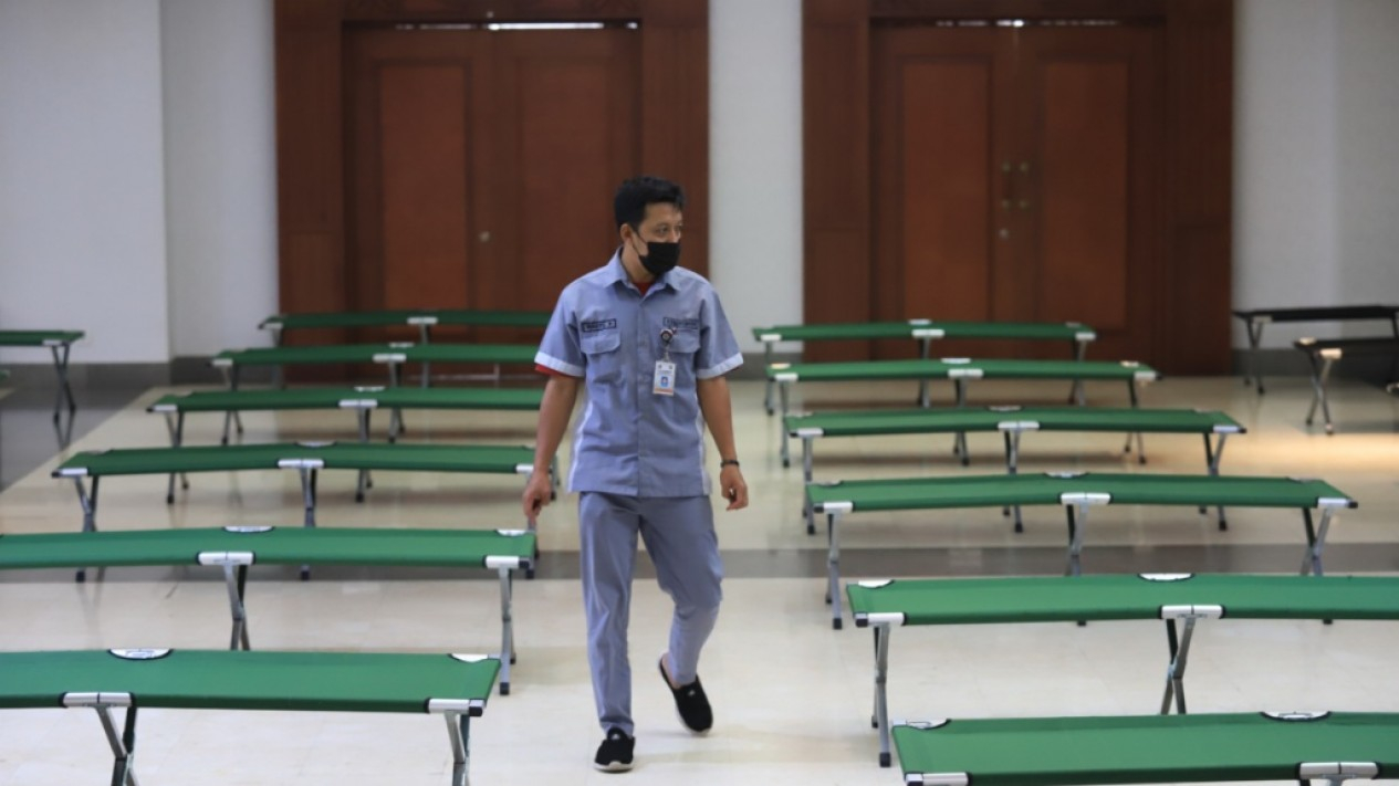 Ruang Serbaguna di Kantor Walikota Jaksel Jadi Tempat Isoman