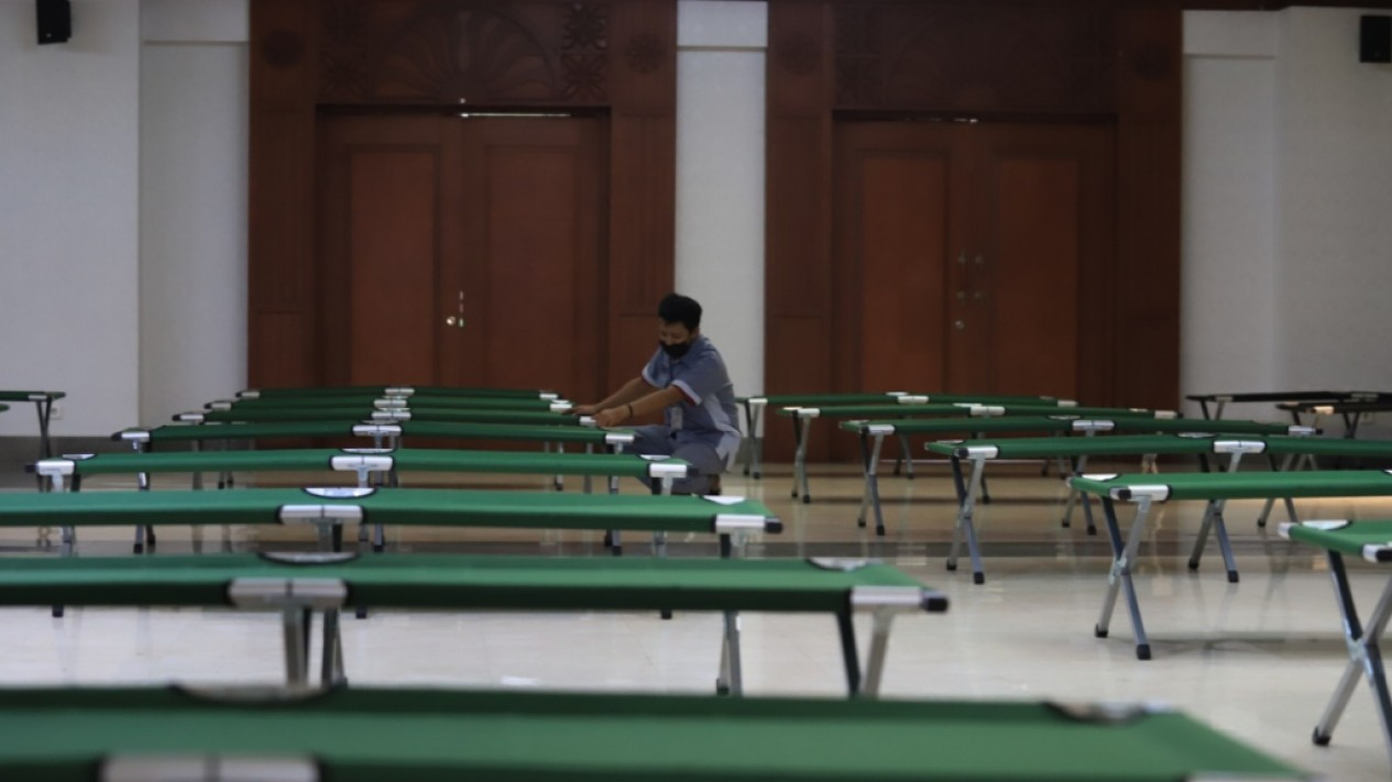 Ruang Serbaguna di Kantor Walikota Jaksel Jadi Tempat Isoman