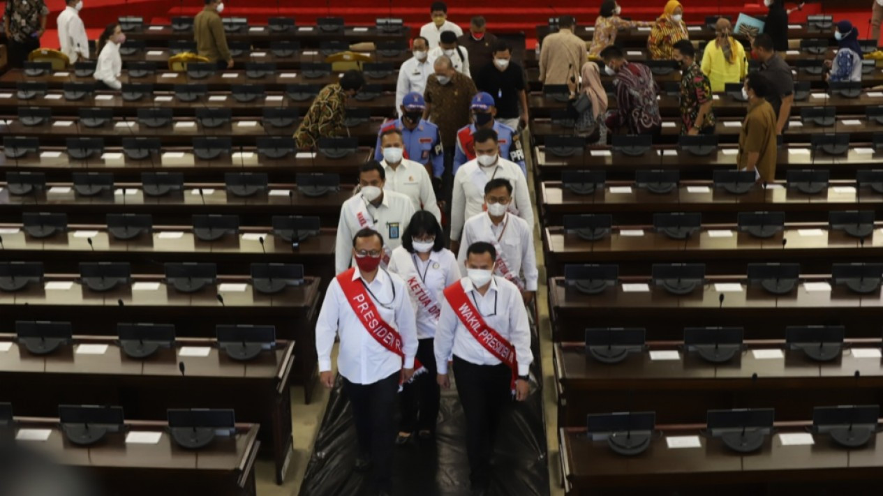 Gladi Resik Pidato Kenegaraan Presiden 2021