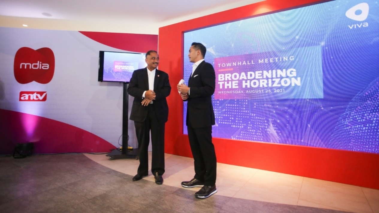 Anindya Bakrie Berikan Pengarahan di Acara Townhall Meeting