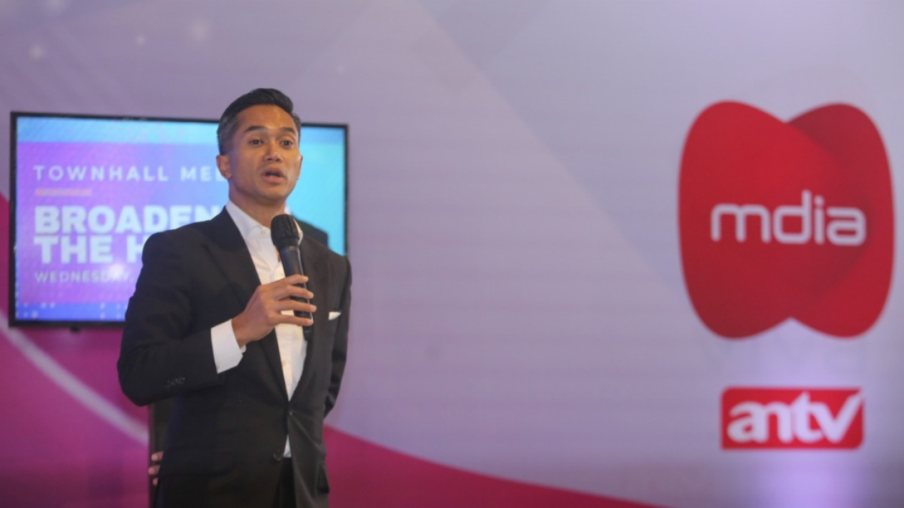 Anindya Bakrie Berikan Pengarahan di Acara Townhall Meeting