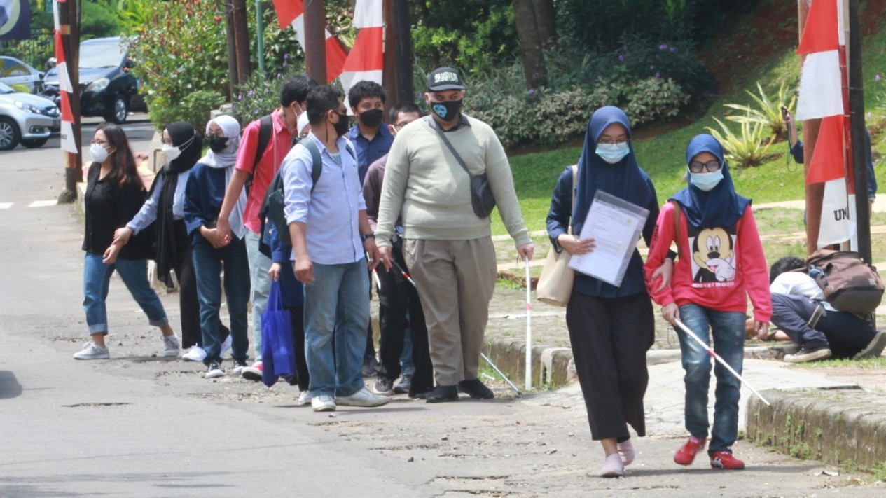 Masa Perkenalan Kampus Bagi Mahasiswa Tunanetra