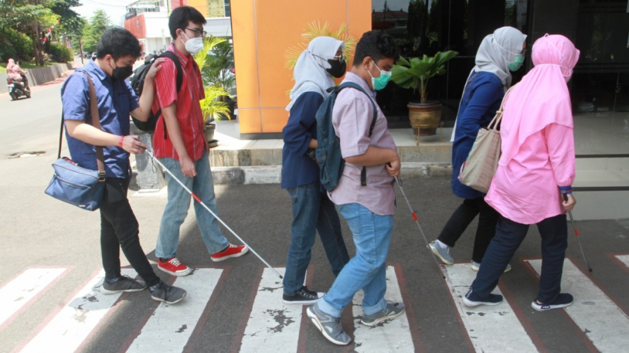 Masa Perkenalan Kampus Bagi Mahasiswa Tunanetra