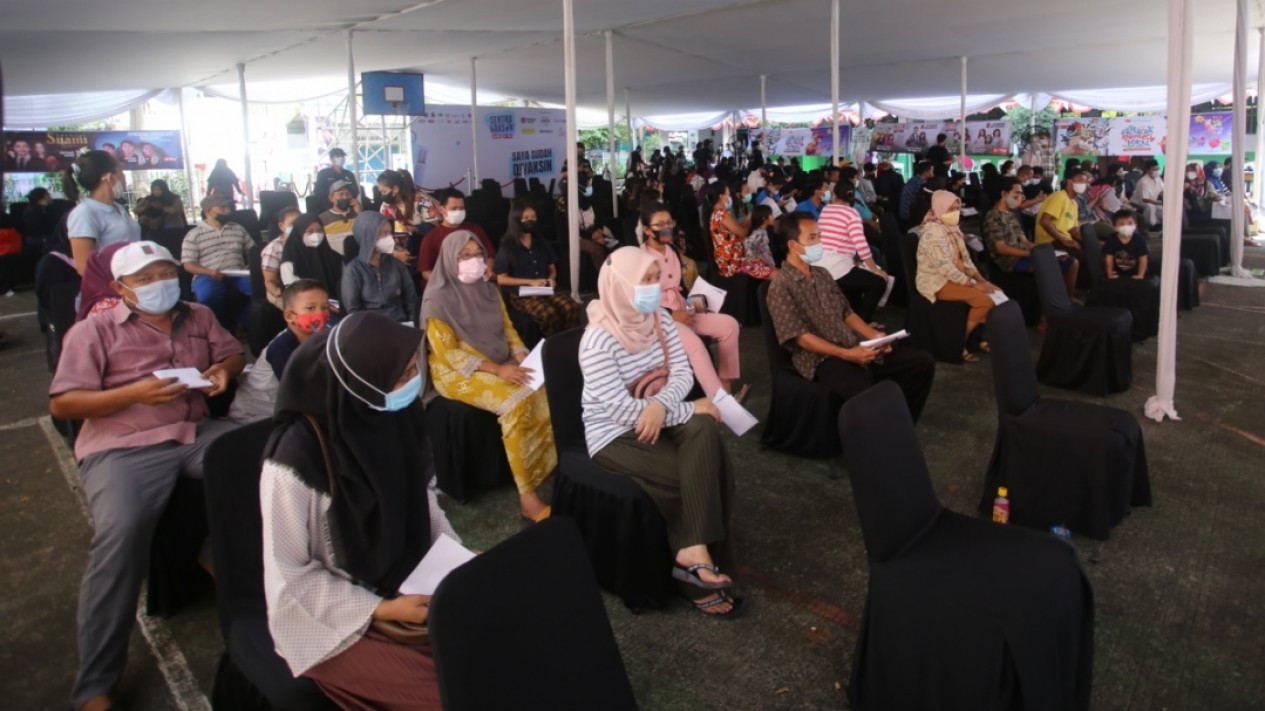 Sentra Vaksinasi Covid-19 ANTV tvOne