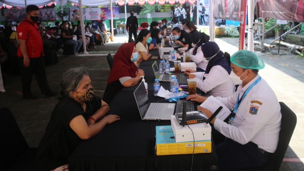 Sentra Vaksinasi Covid-19 ANTV tvOne