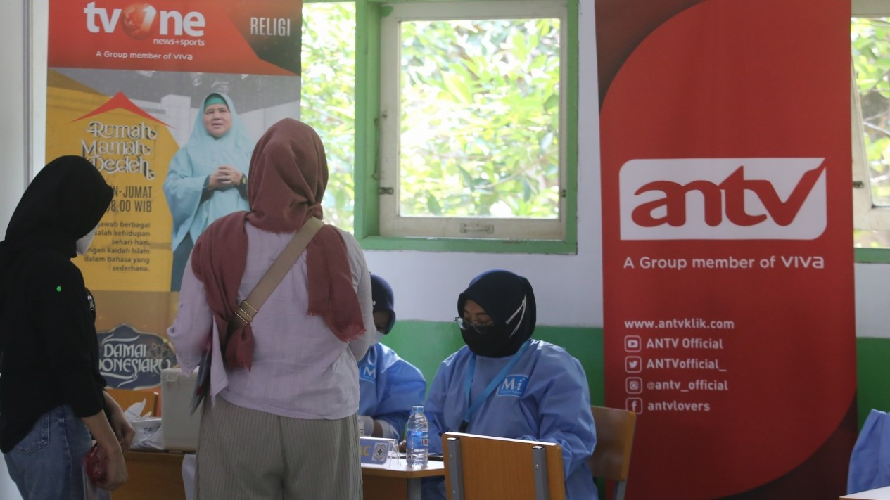 Sentra Vaksinasi Covid-19 ANTV tvOne