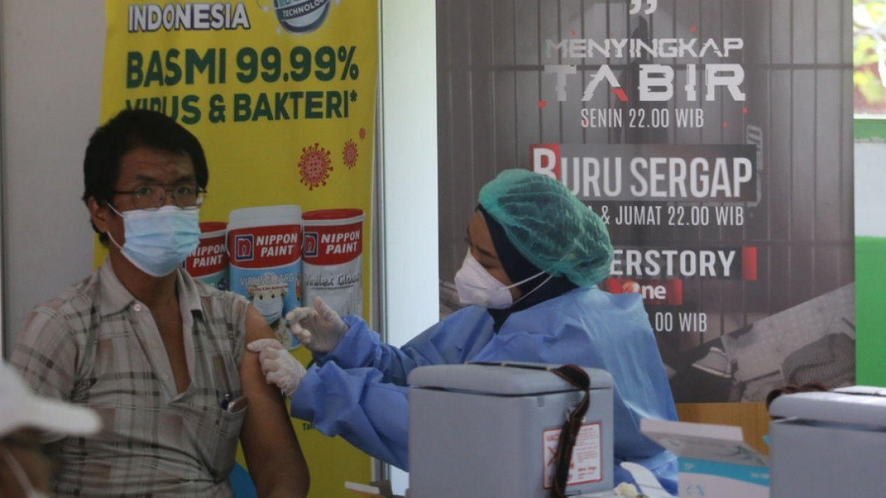 Sentra Vaksinasi Covid-19 ANTV tvOne