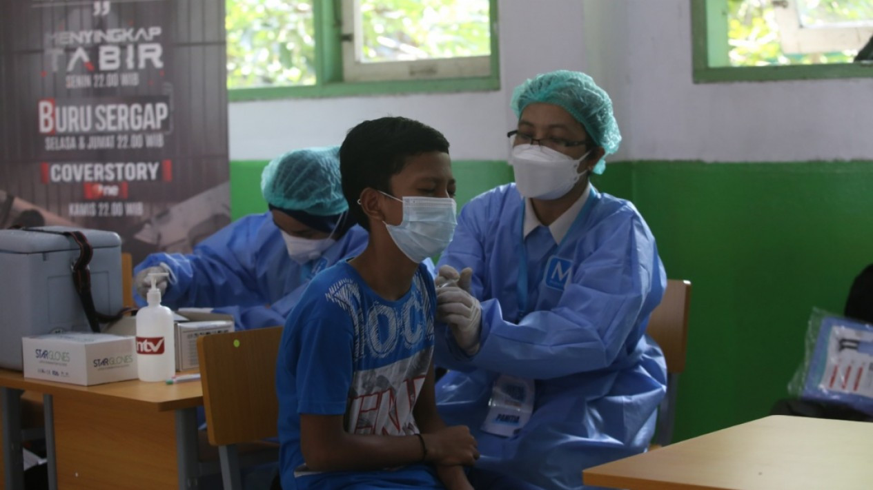 Sentra Vaksinasi Covid-19 ANTV tvOne