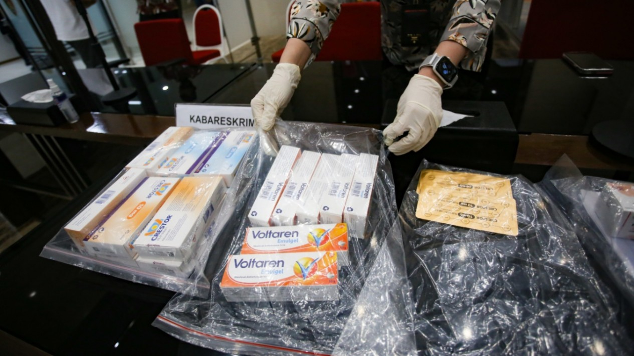 Pengungkapan Kasus Obat Ilegal Senilai Rp531 Miliar
