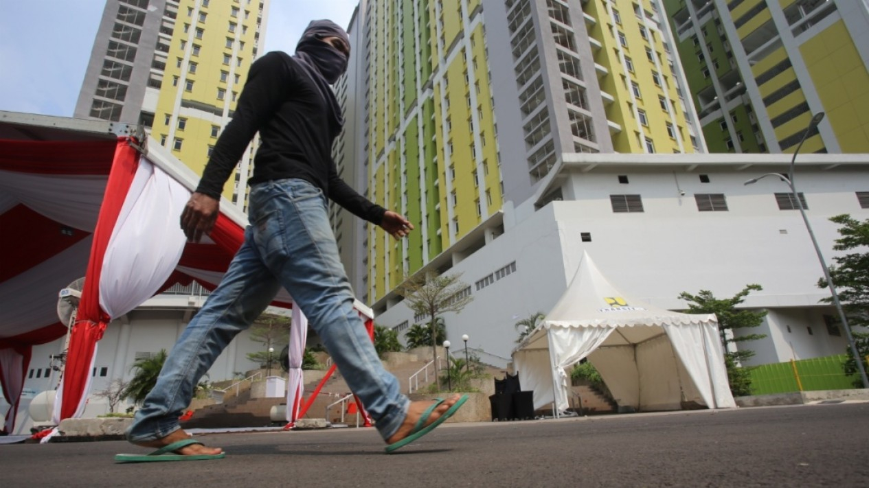 Penampakan Rusun Baru di Pasar Rumput
