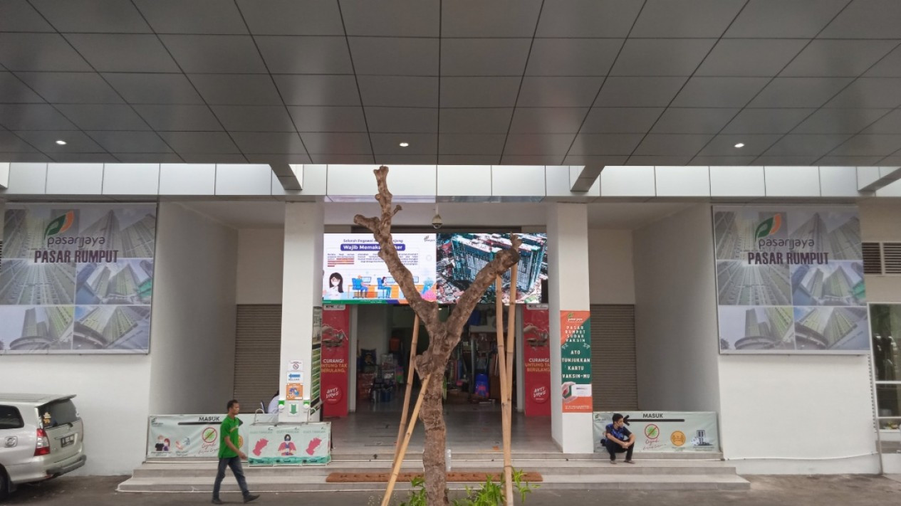 Penampakan Rusun Baru di Pasar Rumput