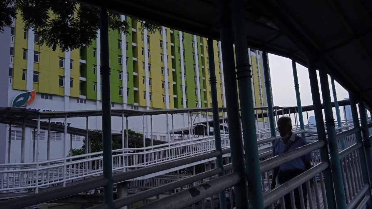 Penampakan Rusun Baru di Pasar Rumput