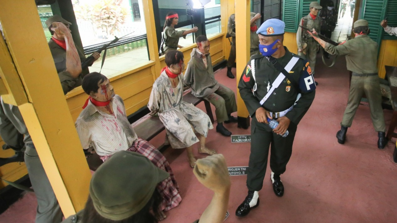 Persiapan Hari Pancasila Sakti di Lubang Buaya