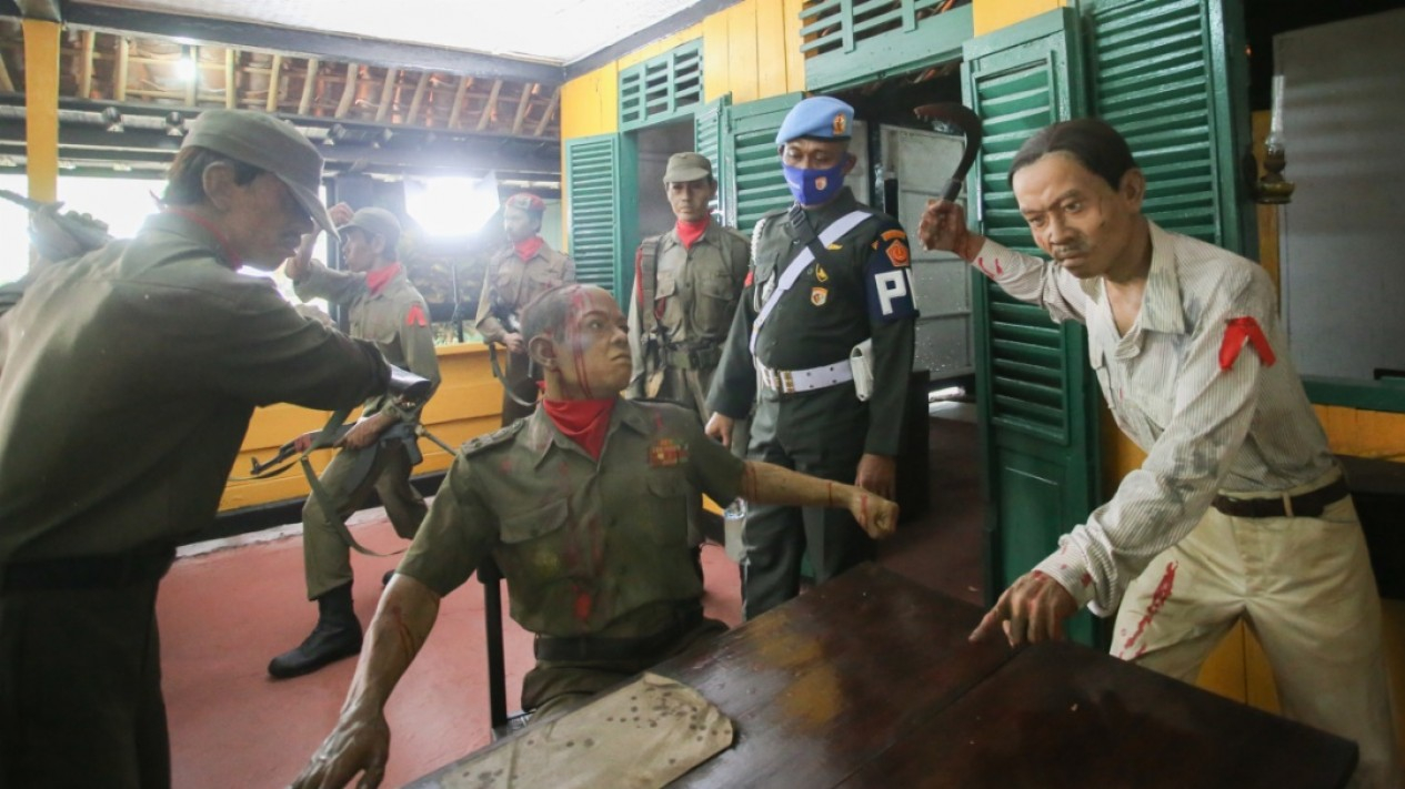 Persiapan Hari Pancasila Sakti di Lubang Buaya