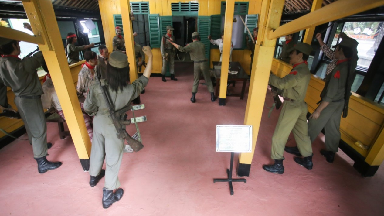 Persiapan Hari Pancasila Sakti di Lubang Buaya