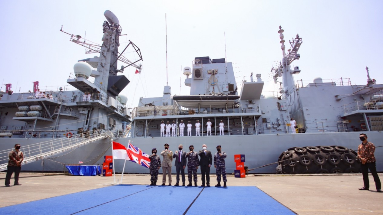 Kapal AL Inggris HMS Richmond Singgah di Jakarta
