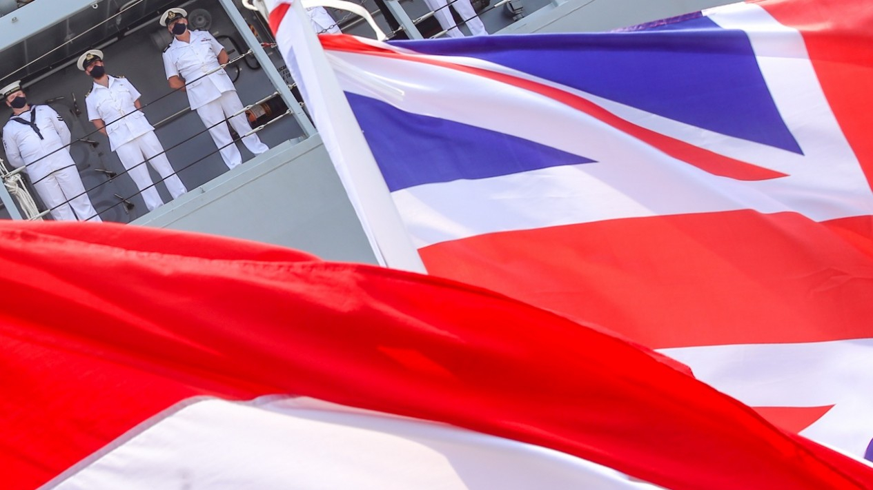 Kapal AL Inggris HMS Richmond Singgah di Jakarta