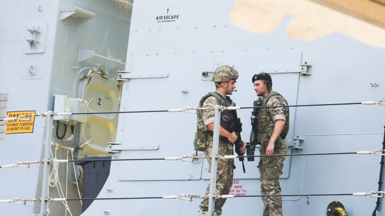 Kapal AL Inggris HMS Richmond Singgah di Jakarta