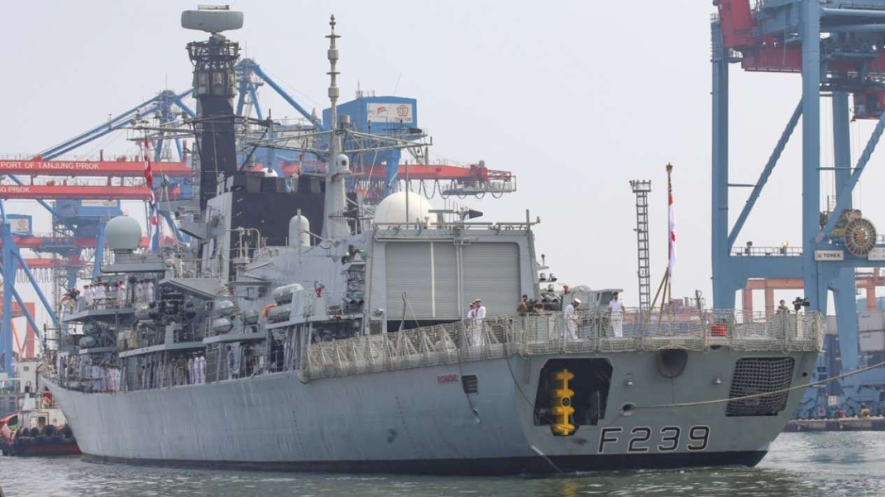 Kapal AL Inggris HMS Richmond Singgah di Jakarta