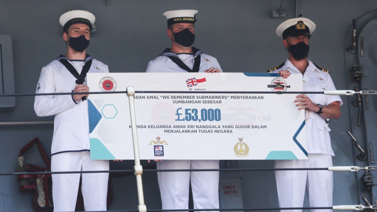 Kapal AL Inggris HMS Richmond Singgah di Jakarta