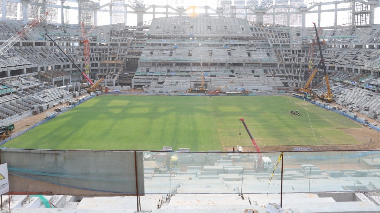 Progres Pembangunan Stadion JIS