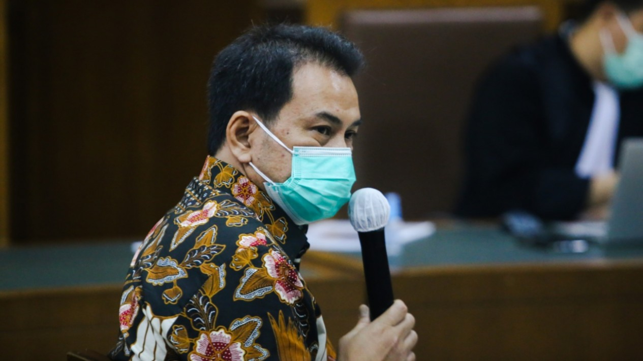 Azis Syamsuddin Bersaksi Disidang AKP Robin dan Maskur