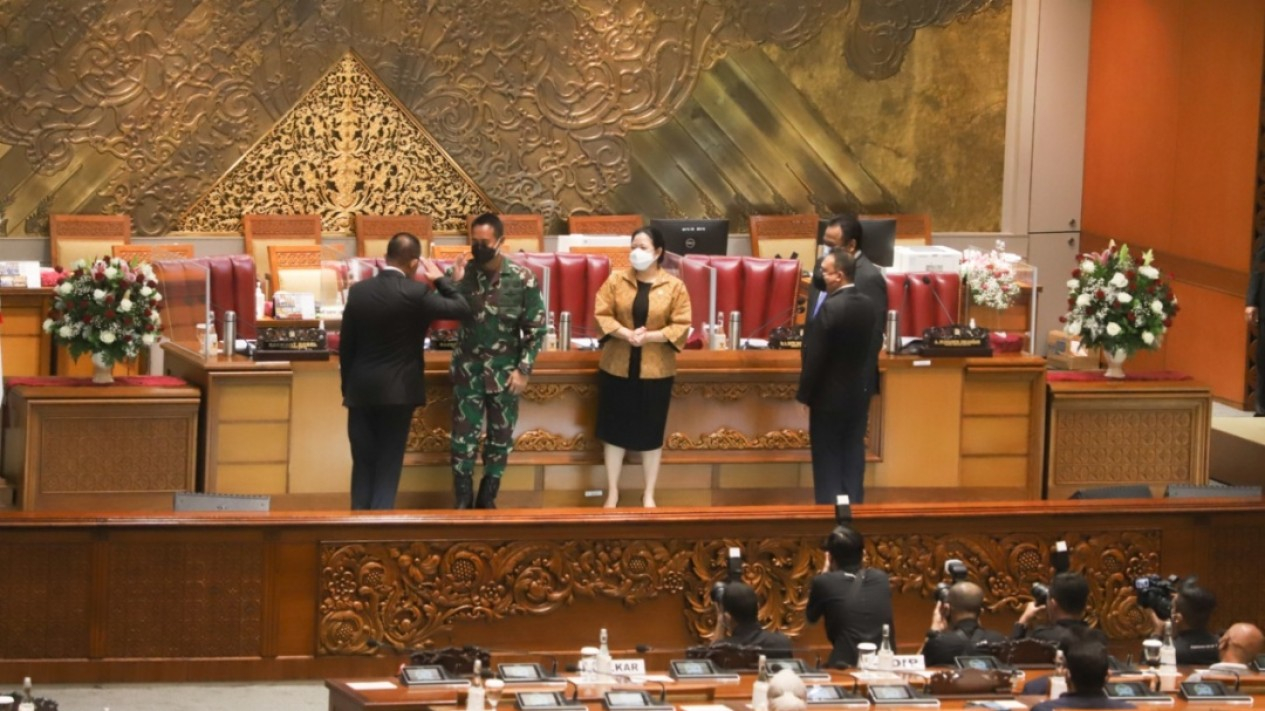 Paripurna Penetapan Jenderal Andika Jadi Panglima TNI