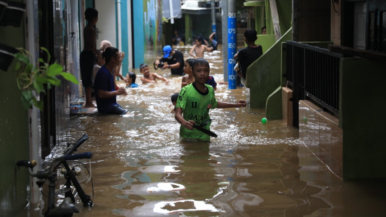 Banjir di Kebon Pala Jakarta Timur