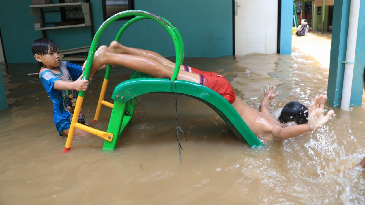Banjir di Kebon Pala Jakarta Timur