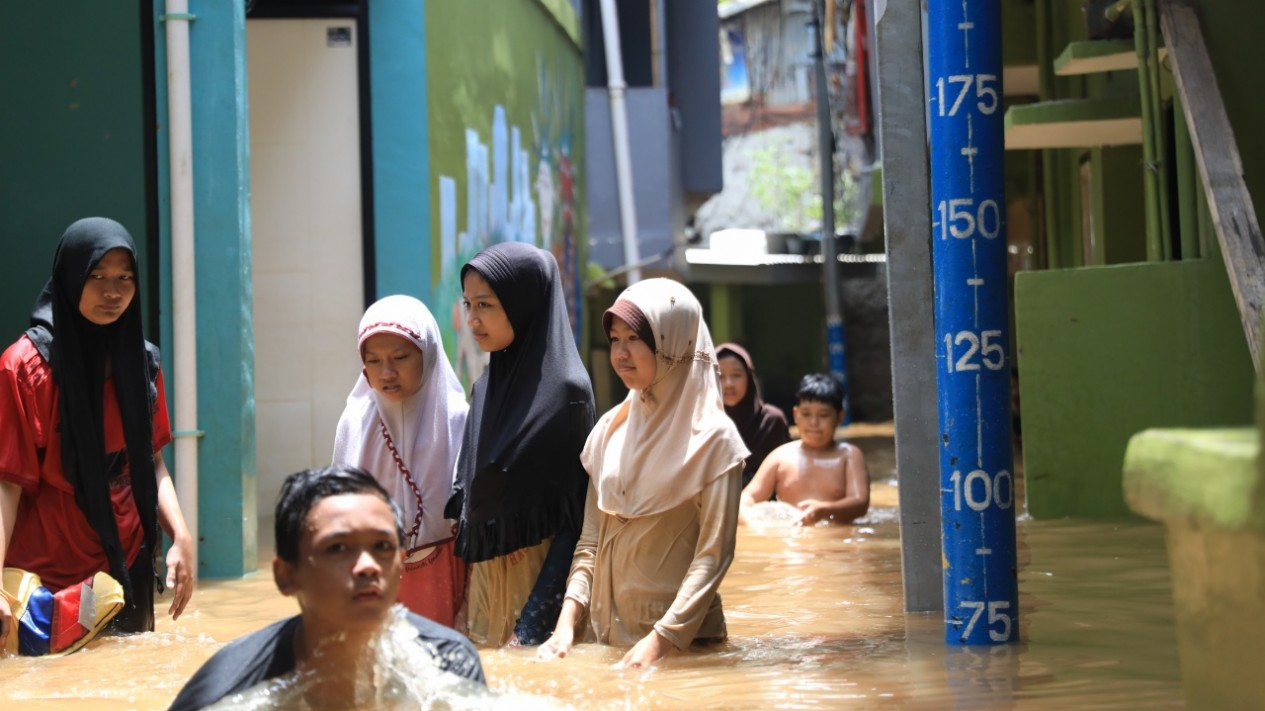 Banjir di Kebon Pala Jakarta Timur