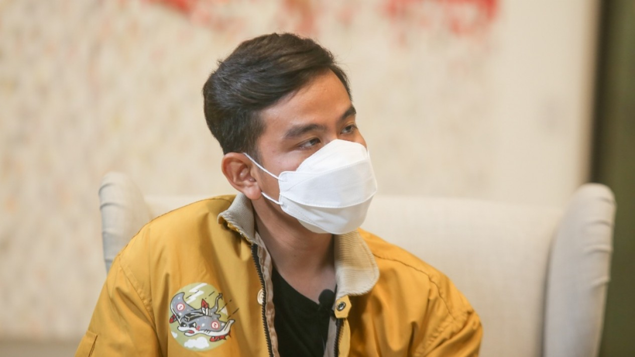 Walikota Solo Gibran Saat Wawancara dengan VIVA
