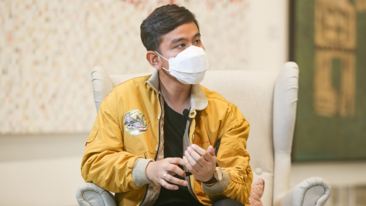 Walikota Solo Gibran Saat Wawancara dengan VIVA