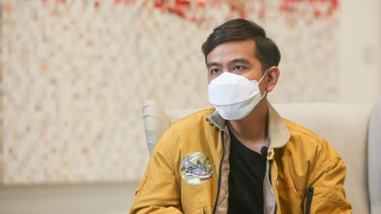 Walikota Solo Gibran Saat Wawancara dengan VIVA