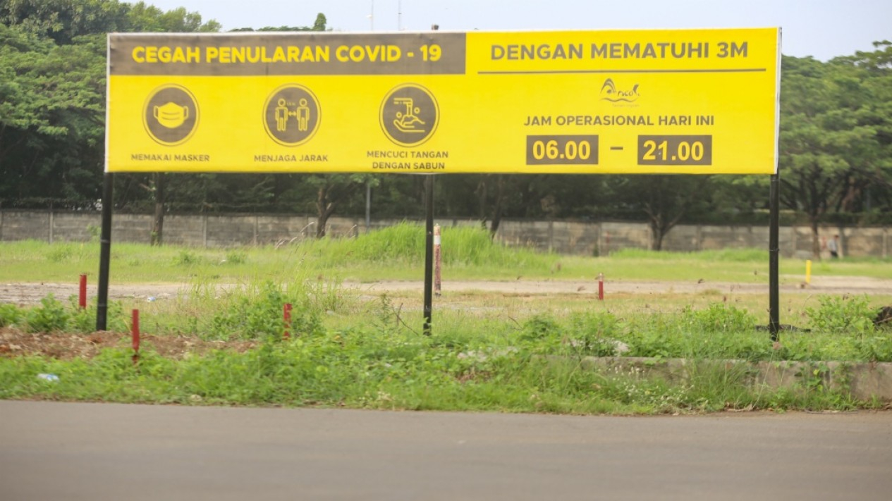 Penampakan Lahan Calon Sirkuit Formula E di Ancol
