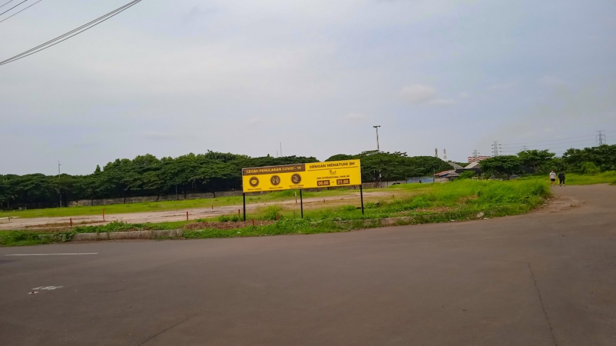 Penampakan Lahan Calon Sirkuit Formula E di Ancol